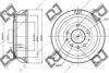 DJ PARTS BR1000 Brake Drum